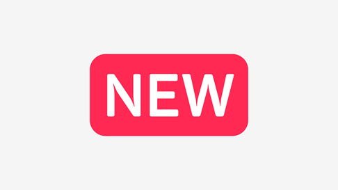 A small red box with the word "NEW" in it. It is to be used when launching new products.