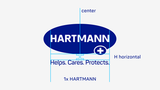 The HARTMANN logo with slogan in normal size font.