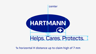 The HARTMANN logo with slogan in slightly enlarged font.