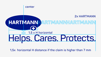 The HARTMANN logo with slogan in enlarged font.