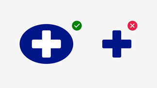 Illustration of the HARTMANN brand icon (a white cross on blue background).