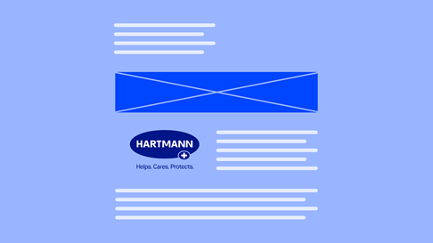 Schematic sketch of the HARTMANN Email signature.