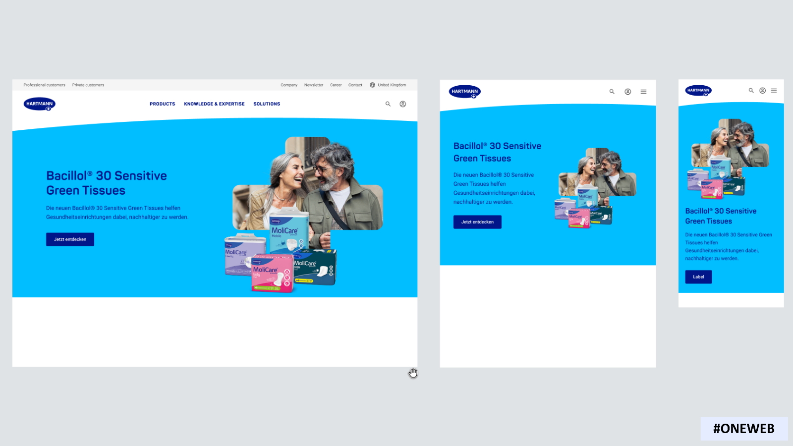 StagePlus in Desktop, Tablet and Mobile view