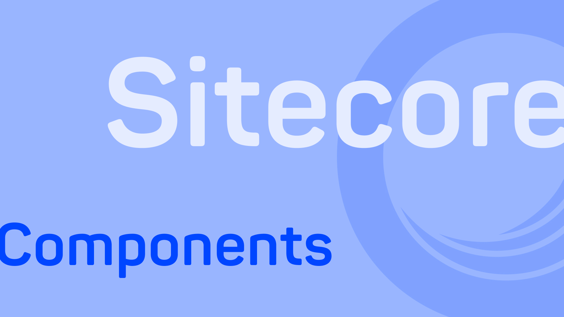 HARTMANN Web Design: The Sitecore Components